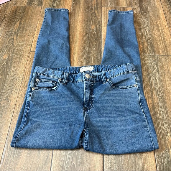 Free People Womens Busted Knee Skinny Jeans Distressed High Waist Size 28 - Picture 3 of 13
